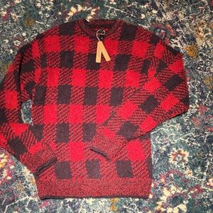 Skims NWT Plaid Oversized Sweater